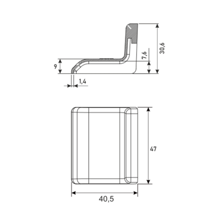 Навес для кухонного шкафа L_2