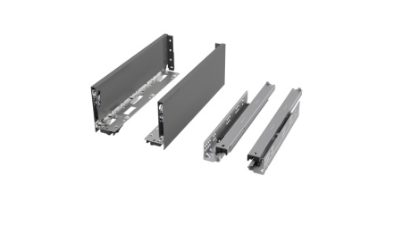 S50- metal drawer- Medium-grey