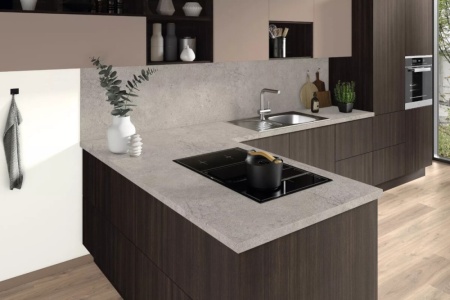 Травертин Кале_Камень Металл антрацит F052 F121_2