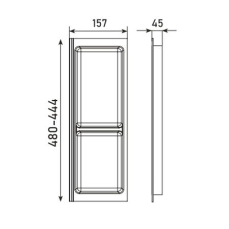 Лоток антрацит 157_4